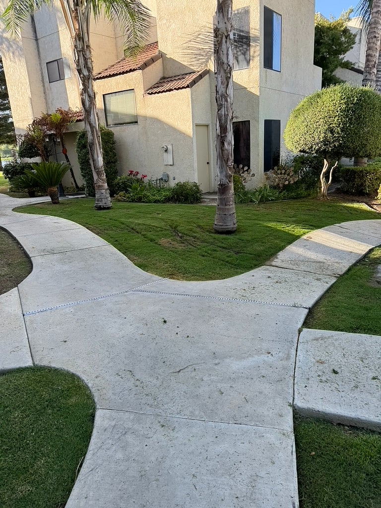 Walk ways, close to parking