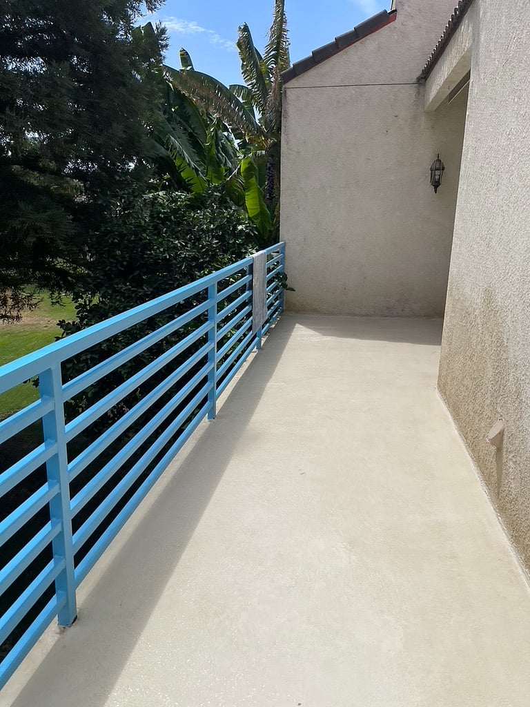 Expansive east patio off the main living area for having coffee in the morning