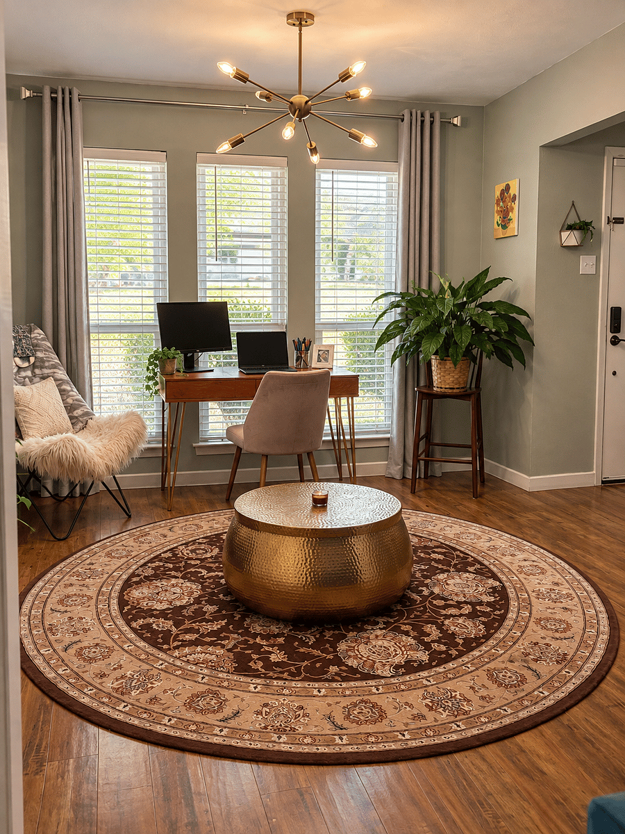 Dedicated home office space. 