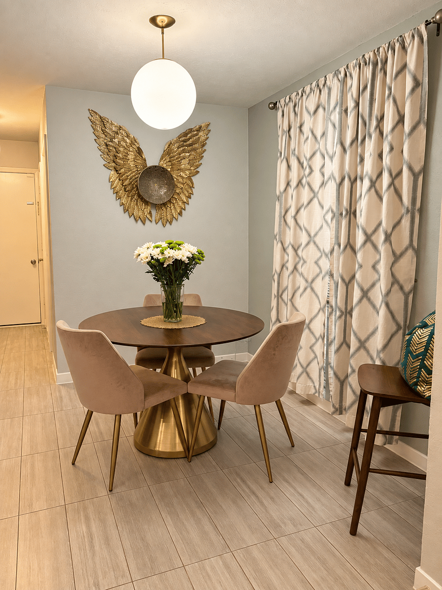 Breakfast Nook off of kitchen. 