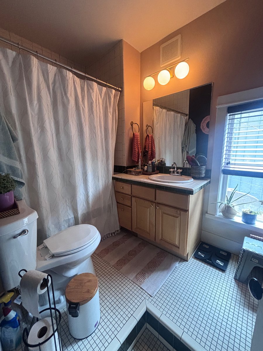 shared bathroom with shower