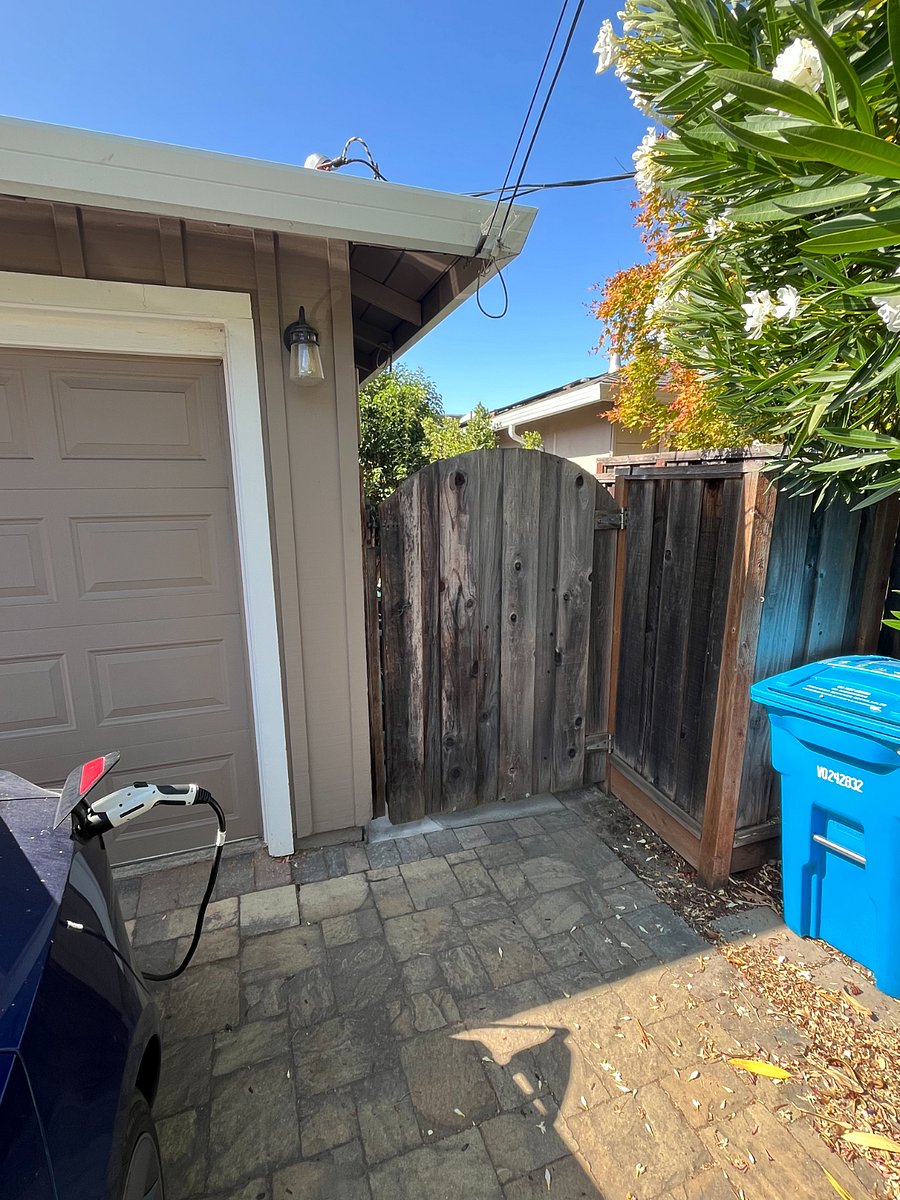 Entry via side yard door.