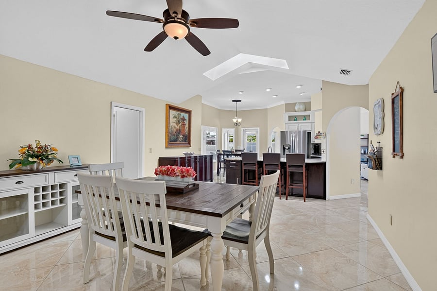 Formal dinning area.