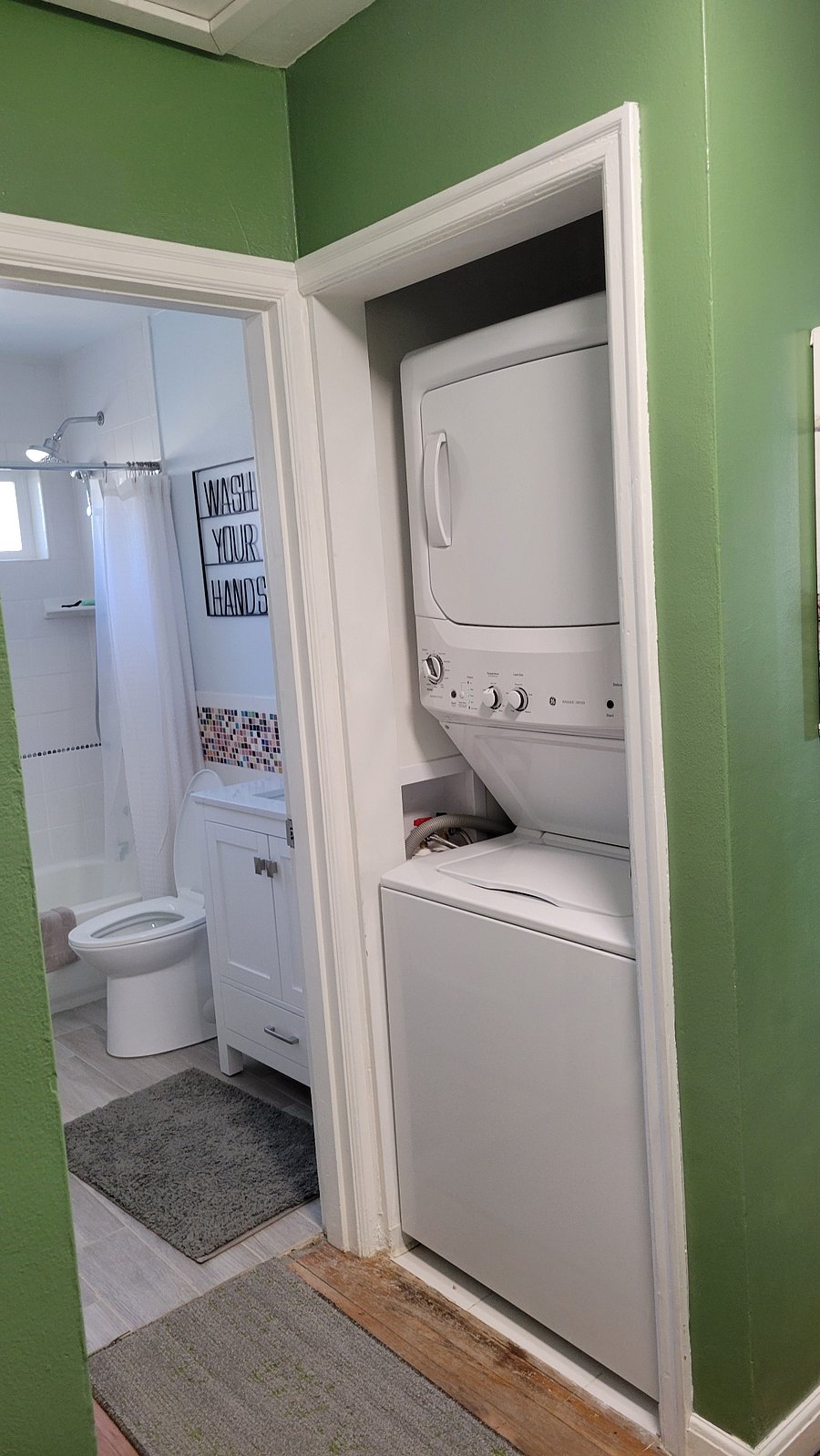 Washer/dryer combo in the house