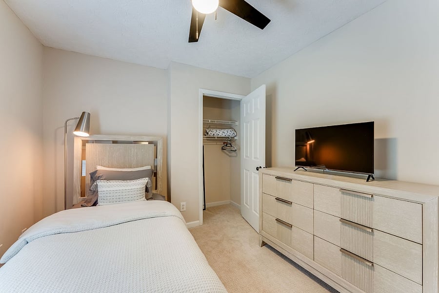 Bedroom #3 with TV