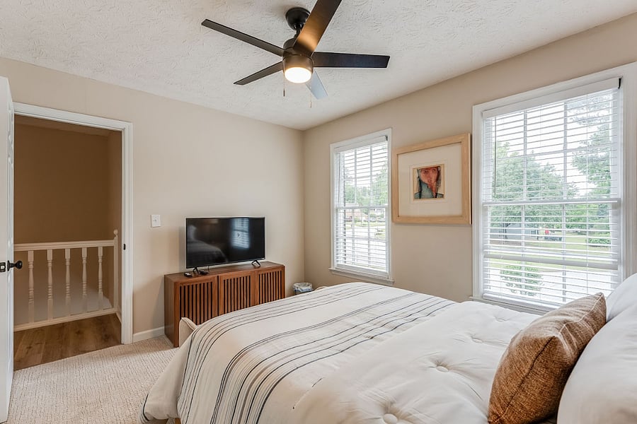 View of Bedroom #4 with TV