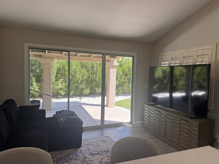 Family room with sofa bed