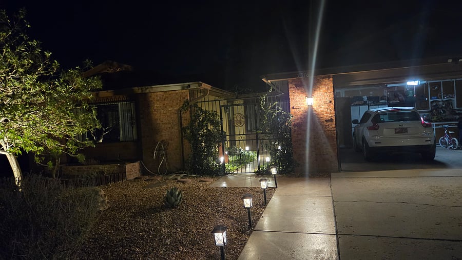 My home at night