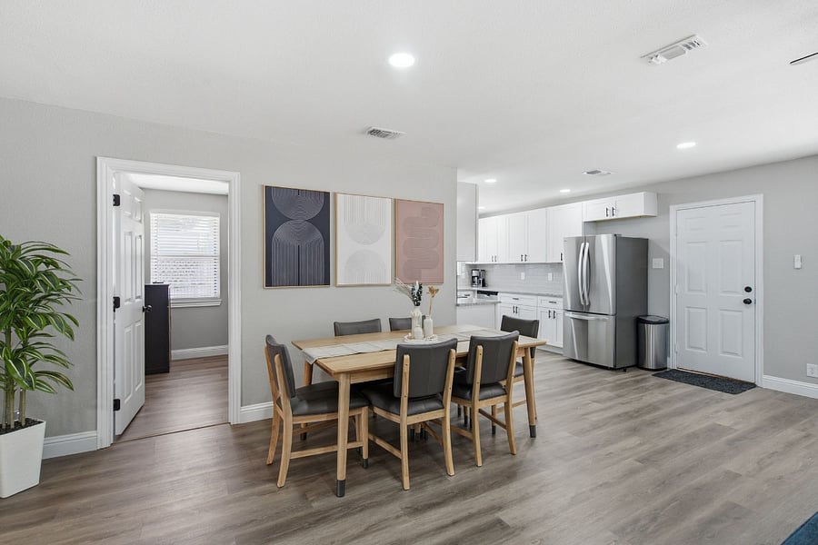 Dining/Kitchen open to living