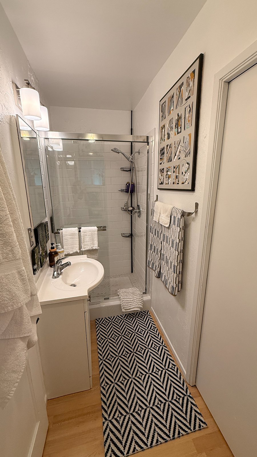 newly renovated ensuite bathroom