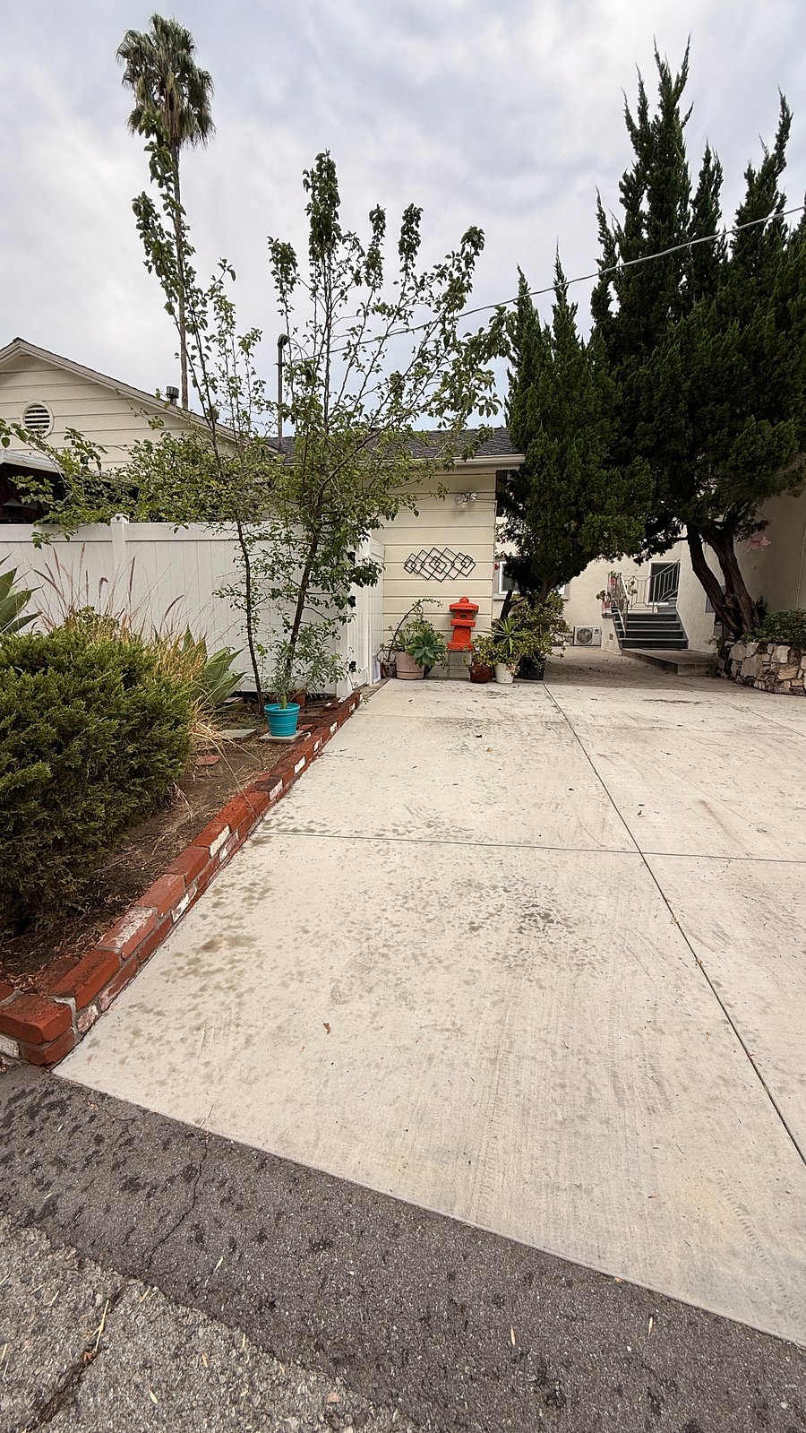 dedicated off-street parking space