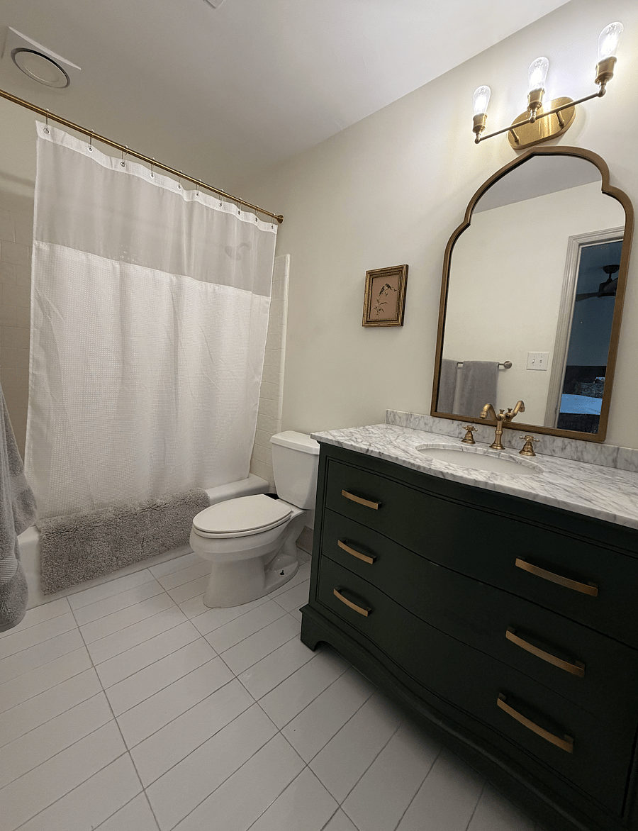 Ensuite bathroom upstairs bedroom 2