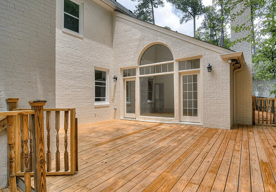 Private back yard