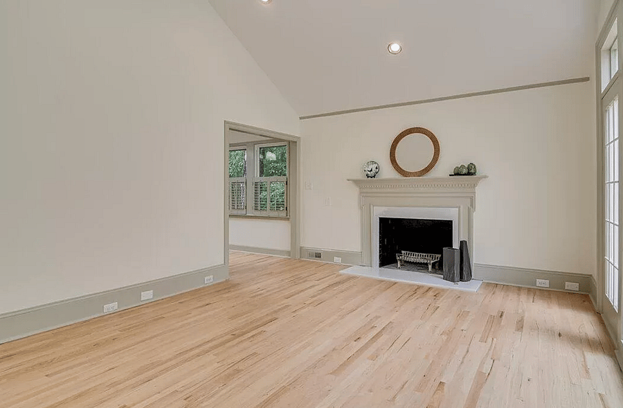 Great room off of the kitchen