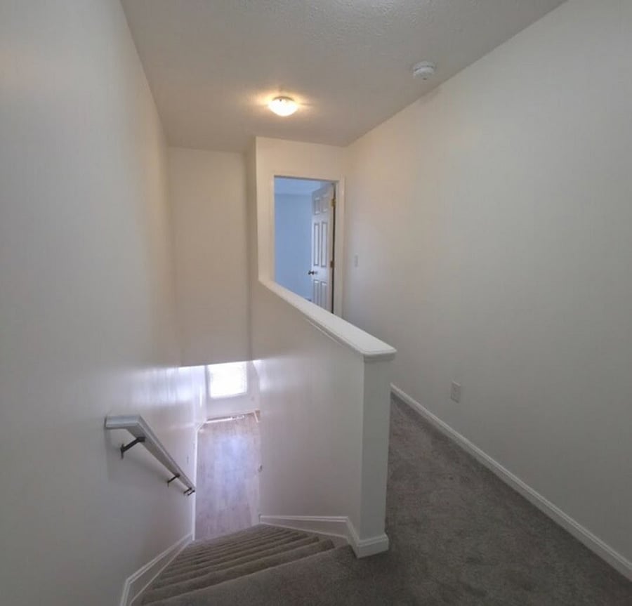 Walking upstairs from living room