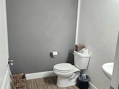 Guest half bathroom
