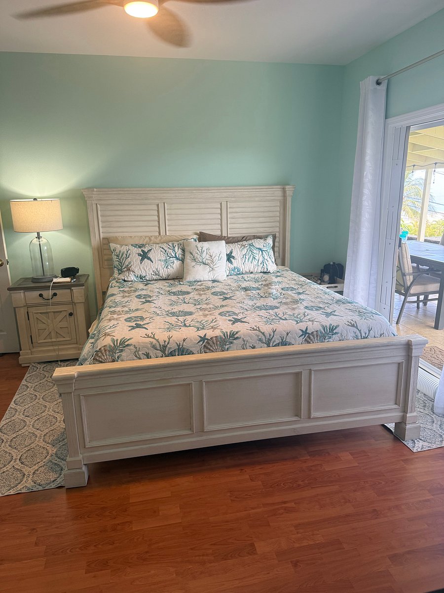 Master Bedroom with King Size Bed and Portable AC