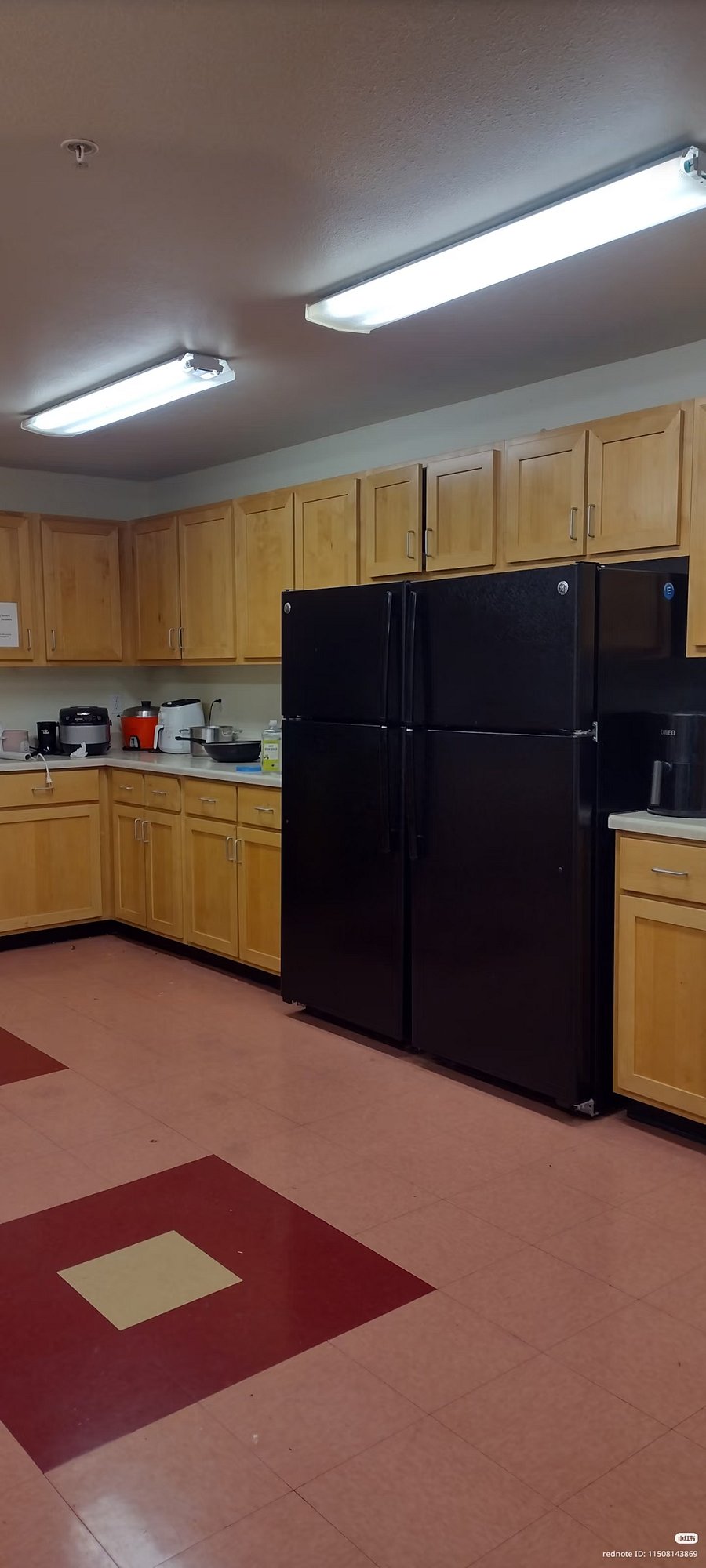 Huge common kitchen on each floor
