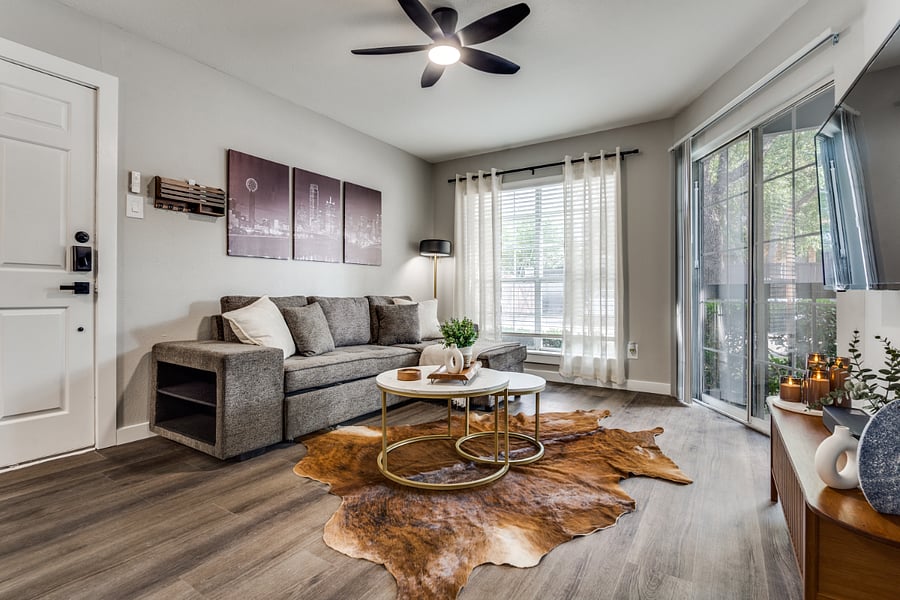 Bright living room