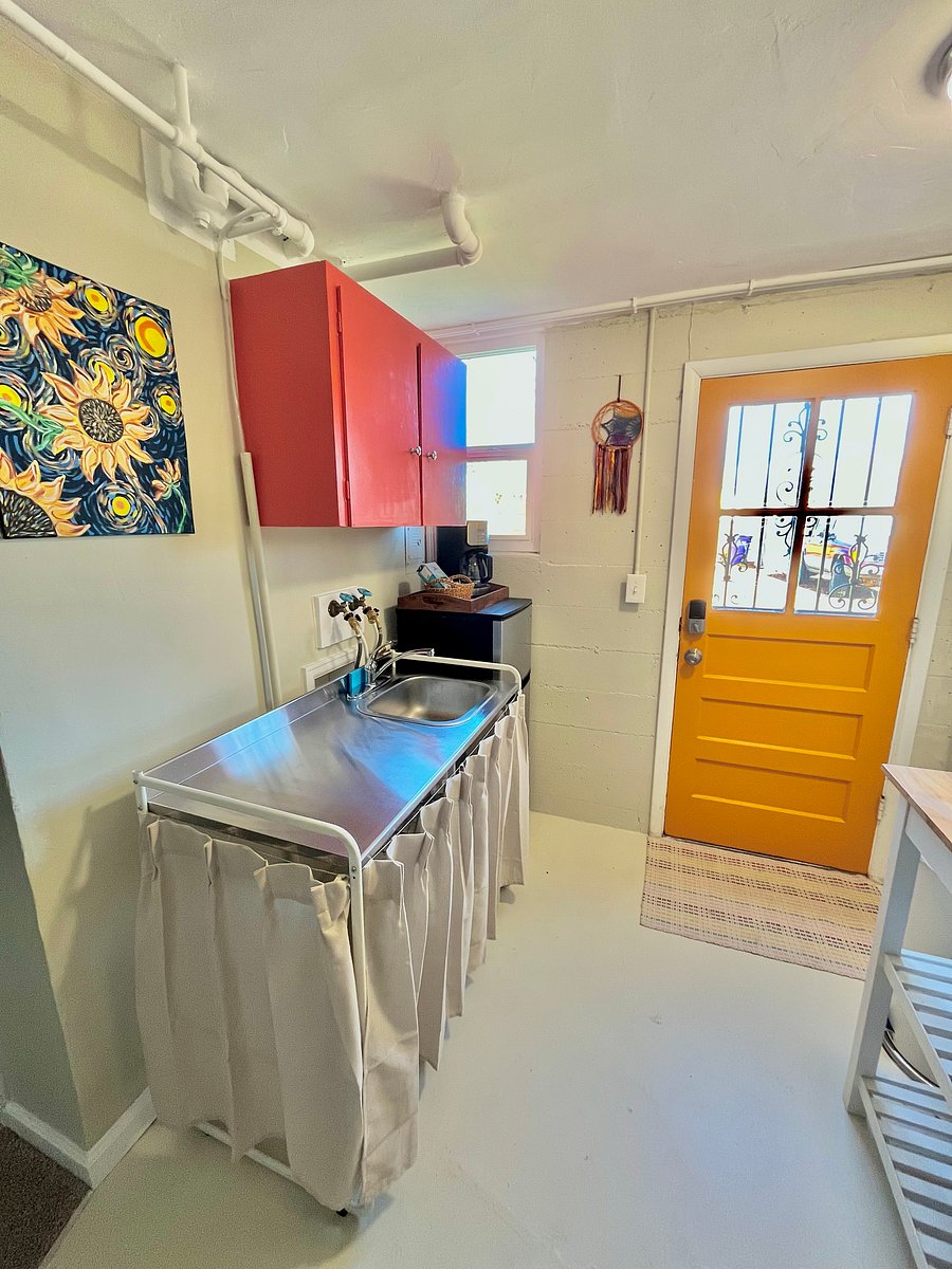 Entrance to lower unit/ kitchenette