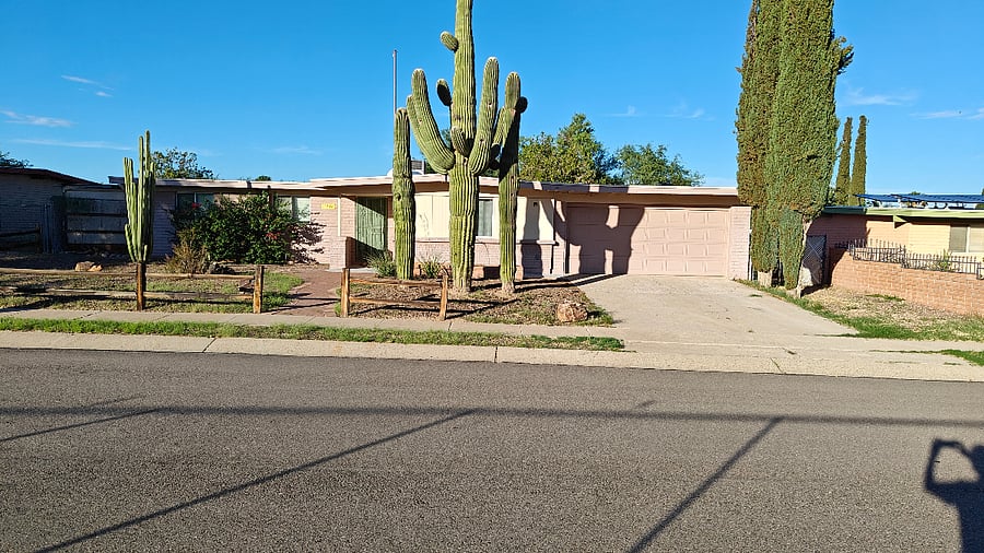 Street view of house front