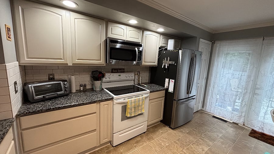 Kitchen with pantry