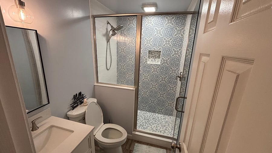 Basement full bath