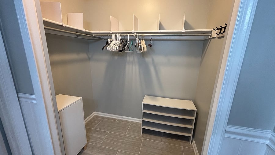 Master closet
