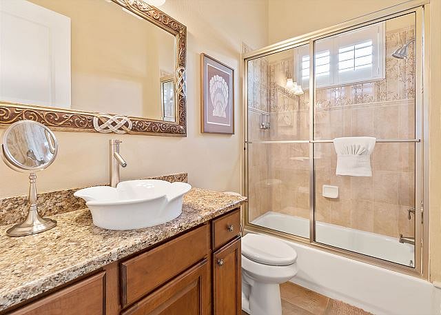 Lower level full bathroom