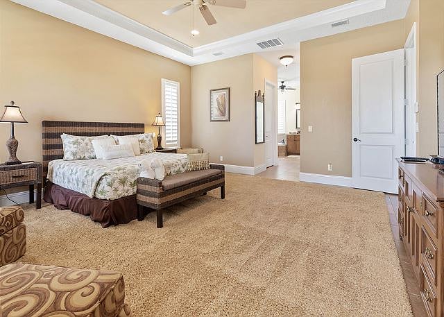 Comfortable primary suite