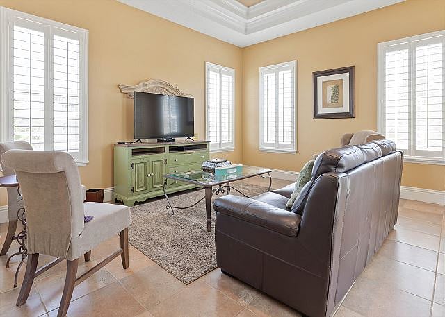Upper level living room