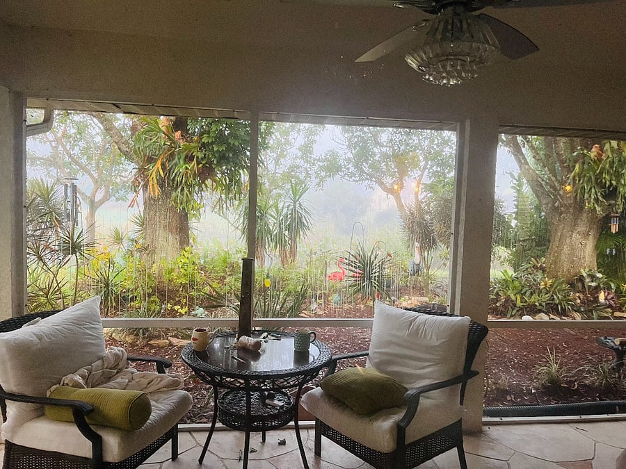 Lanai off Master bedroom