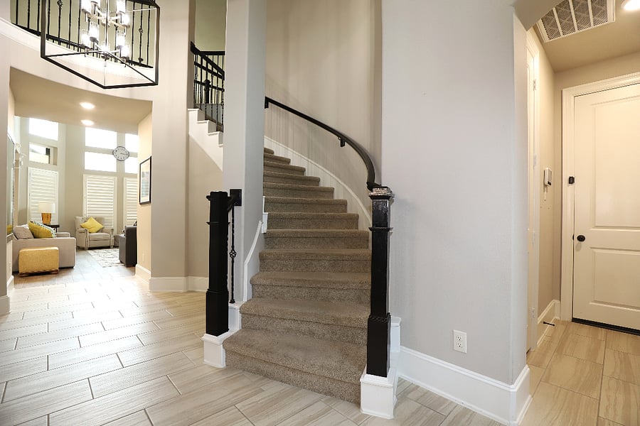 Upstairs rooms