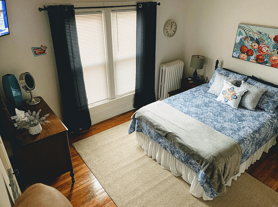 Primary with walk-in closet