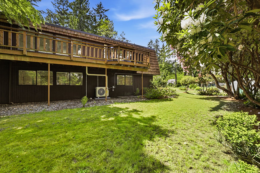 Lower Level Deck with Yard