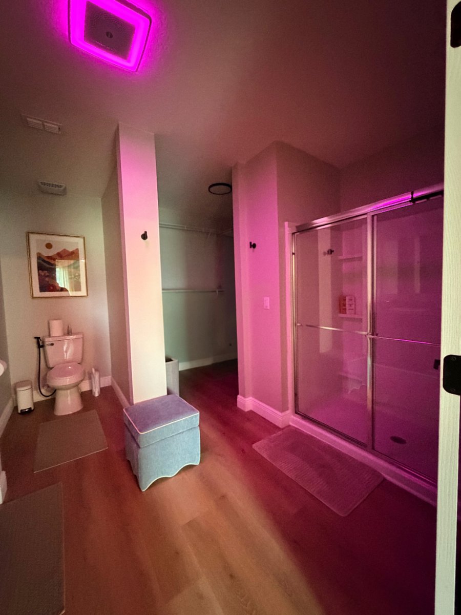 Mood light/bathroom fan