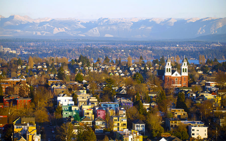 Capitol hill in the fall
