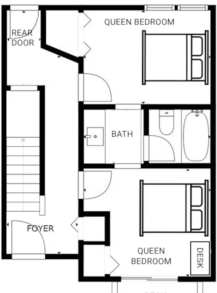 Bottom floor layout