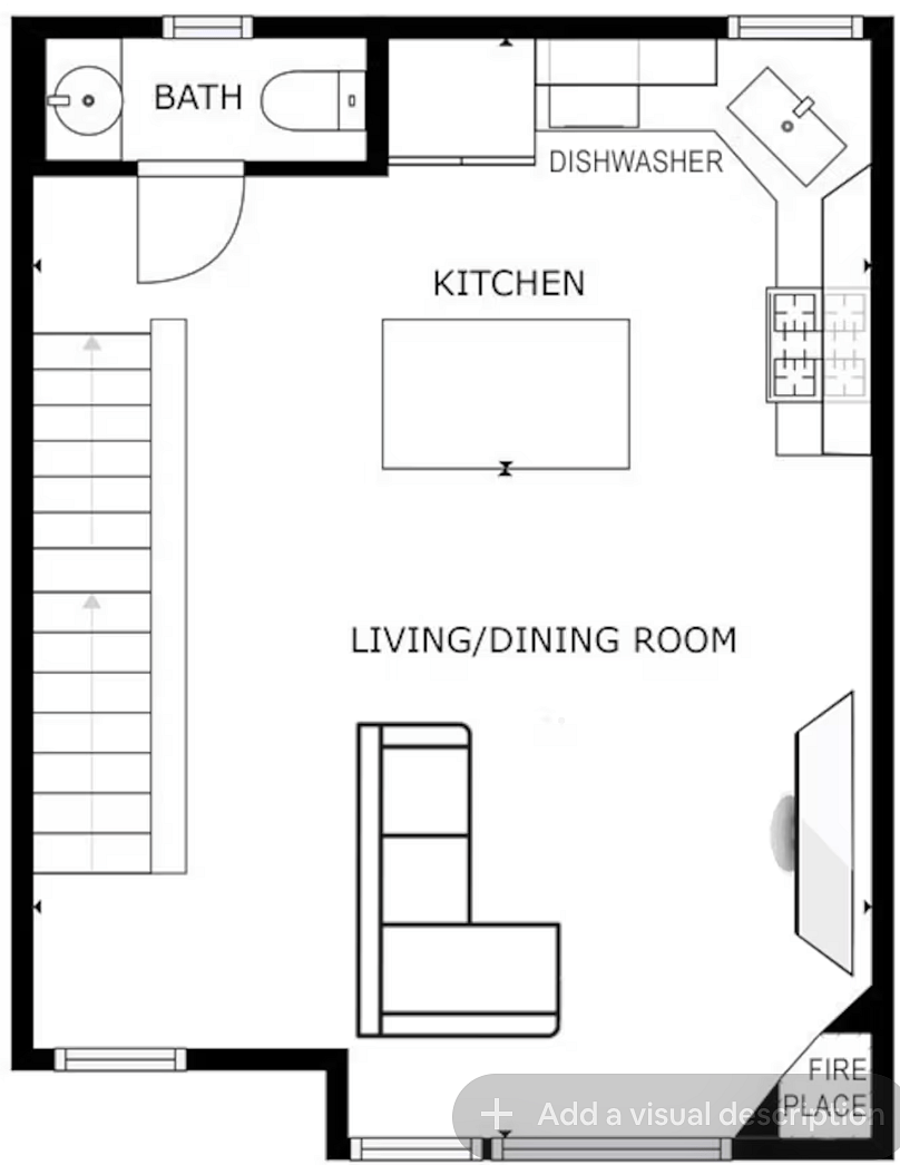 Middle floor layout
