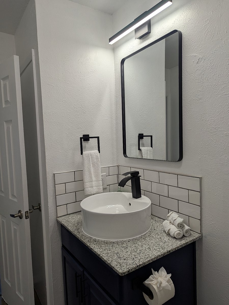 Guest bathroom vanity