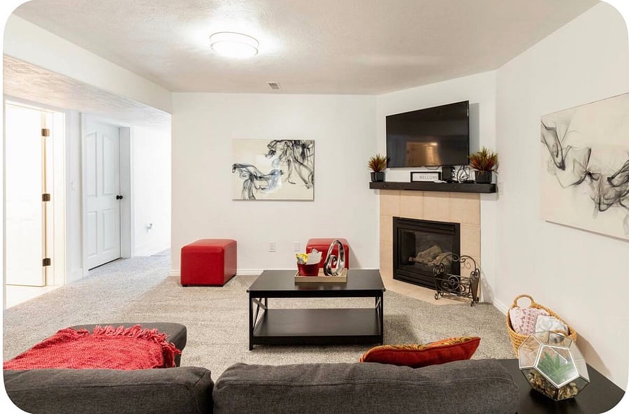 Living room- open concept