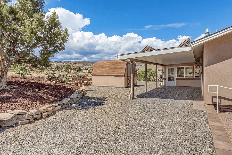 Carport and Bike Shed