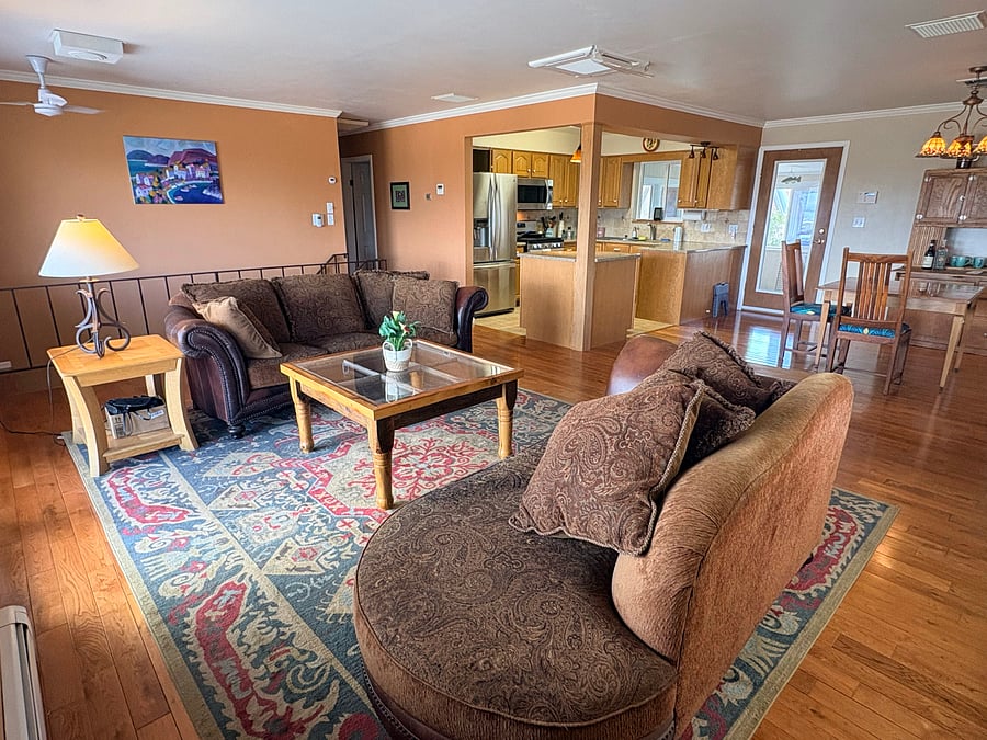 Main Floor Living Room, Kitchen, Dining Room
