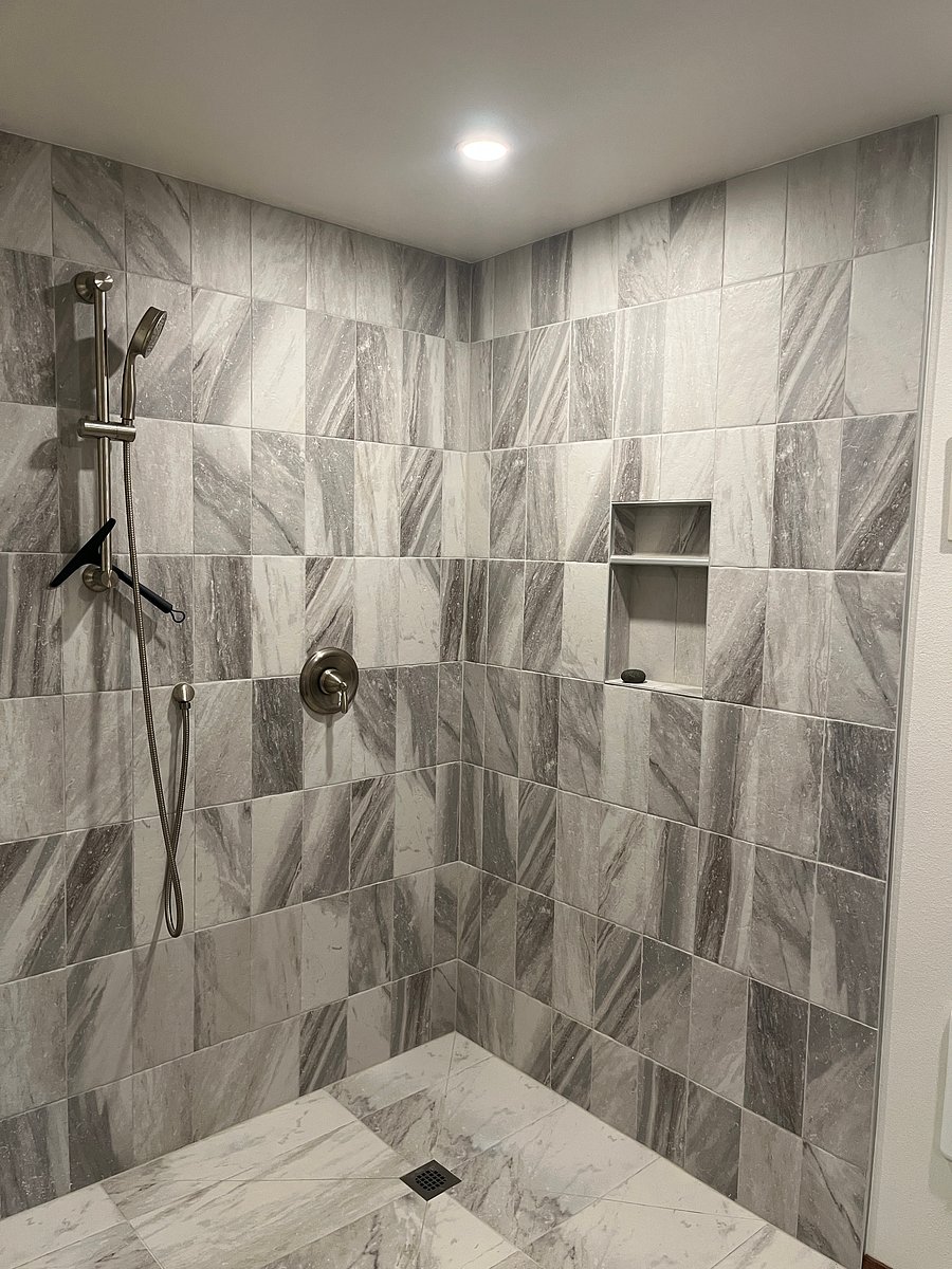 Downstairs shower area