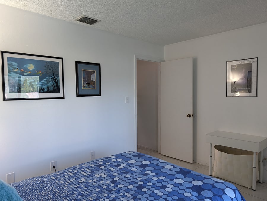 Bedroom entrance view.