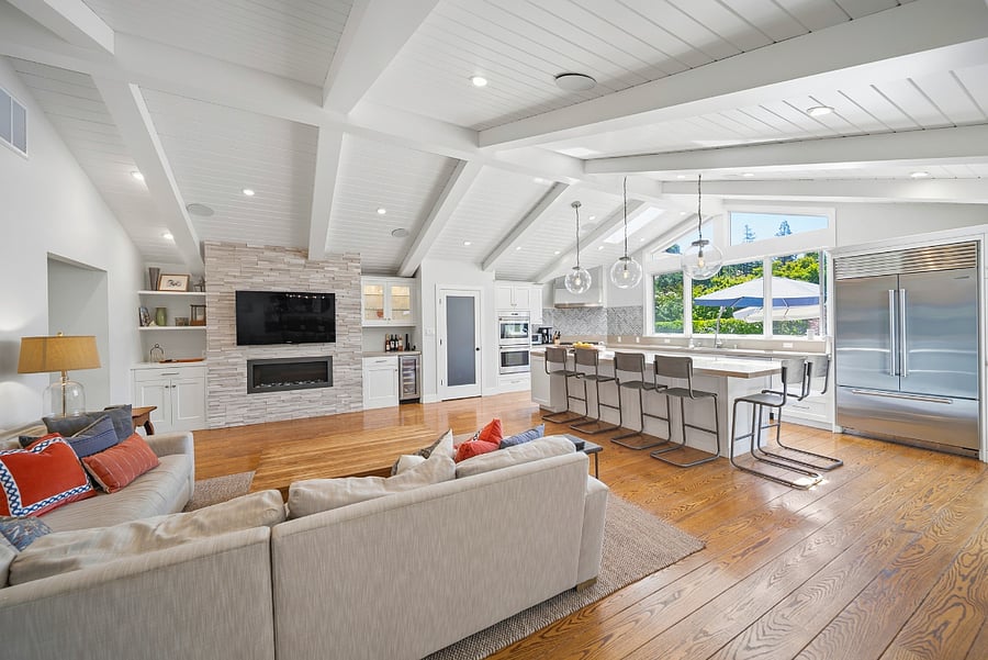 Kitchen and Family Room