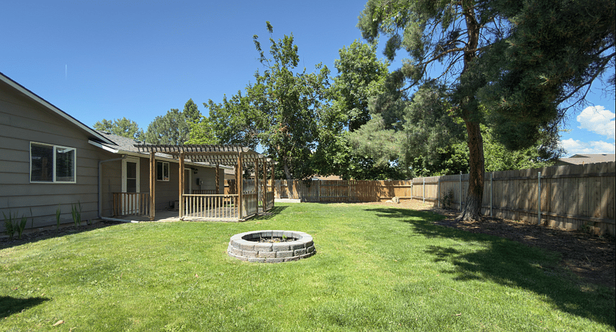 Fully Fenced Backyard