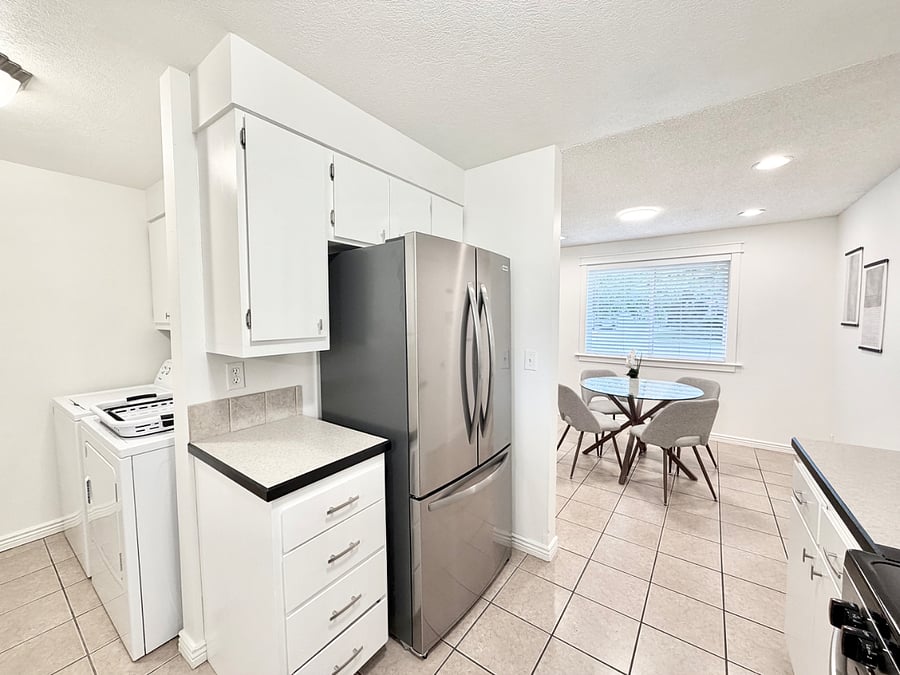 Laundry, Kitchen, Dining