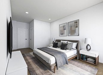 photographs are virtually Staged to bring out the elegant charm of the apartment.