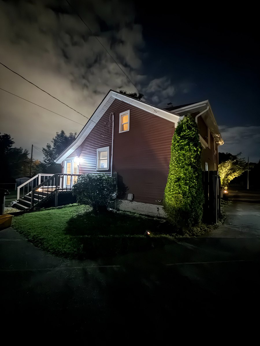 Exterior main back entrance
